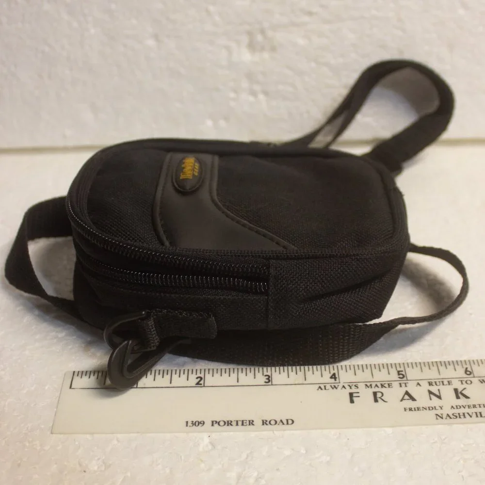 KODAK GEAR Compact Camera Bag Case w/Adj. Shoulder Strap Black Nylon # 70619